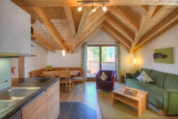 Familien- & Naturhotel Darrehof | Naturwohnung Holunder | Wohnküche