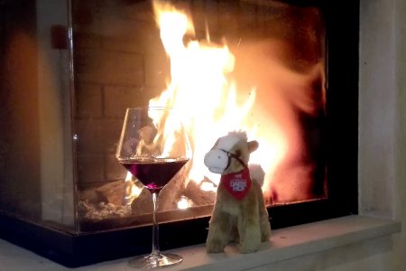 Netti besucht die Hausbar im Hotel Darrehof