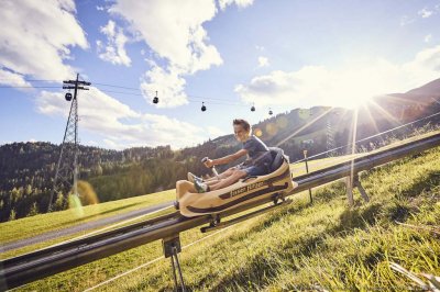 Der Sommer-Funpark in Fiss | © Bergbahnen Fiss Ladis – Christian Waldegger