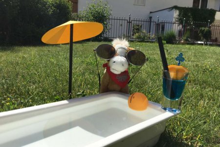 Badewetter in Serfaus